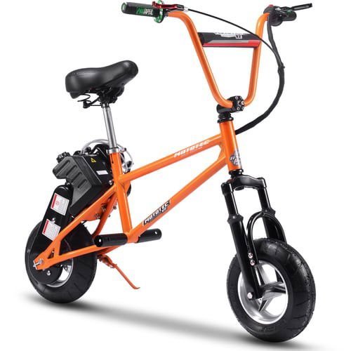 V2 BMX Style Gas Powered Mini Bike, 49cc 2-Stroke – Black - Image 2