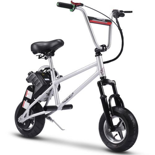 V2 BMX Style Gas Powered Mini Bike, 49cc 2-Stroke – Black - Image 3