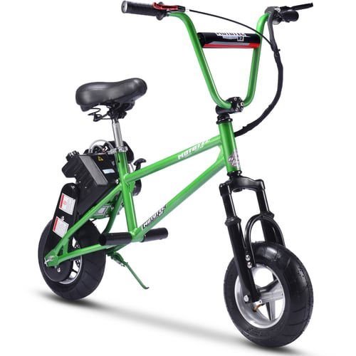 V2 BMX Style Gas Powered Mini Bike, 49cc 2-Stroke – Black - Image 4