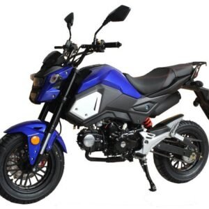 Vader 125cc Motorcycle, 4-Speed Manual, Hydraulic Disc Brakes, 12-inch Wheels – Blue