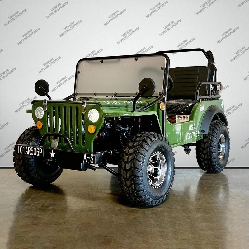 Venom 125cc Mini Jeep | Willys Edition | 3-Speed | Off Road - Image 2