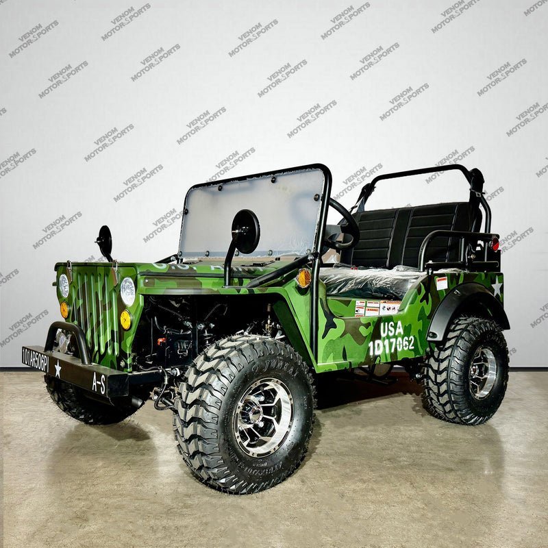Venom 125cc Mini Jeep | Willys Edition | 3-Speed | Off Road - Image 7