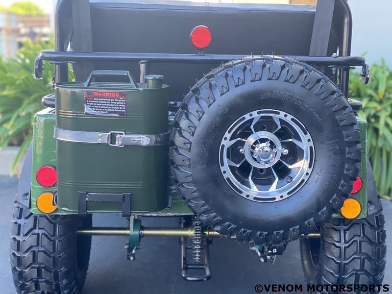 Venom 125cc Mini Jeep | Willys Edition | 3-Speed | Off Road - Image 9