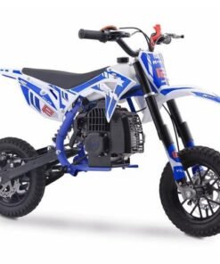 Villain Kids Gas Dirt Bike, 52cc 2-Stroke, Ages 6 and up – Blue