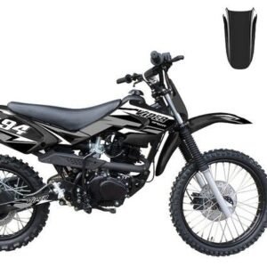 Viper 150cc Dirt Bike 5-Speed Manual Kick Start (19/16) Wheels, Ages 16 and up – Black