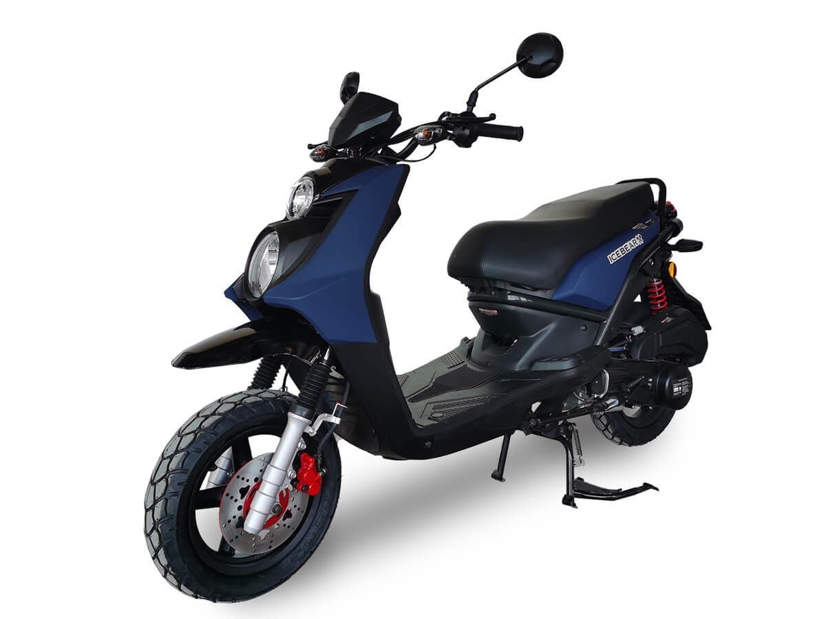Vision 150cc Street Scooter, Automatic, Front Disc Brake, 12 inch Aluminum Wheel – Red - Image 3