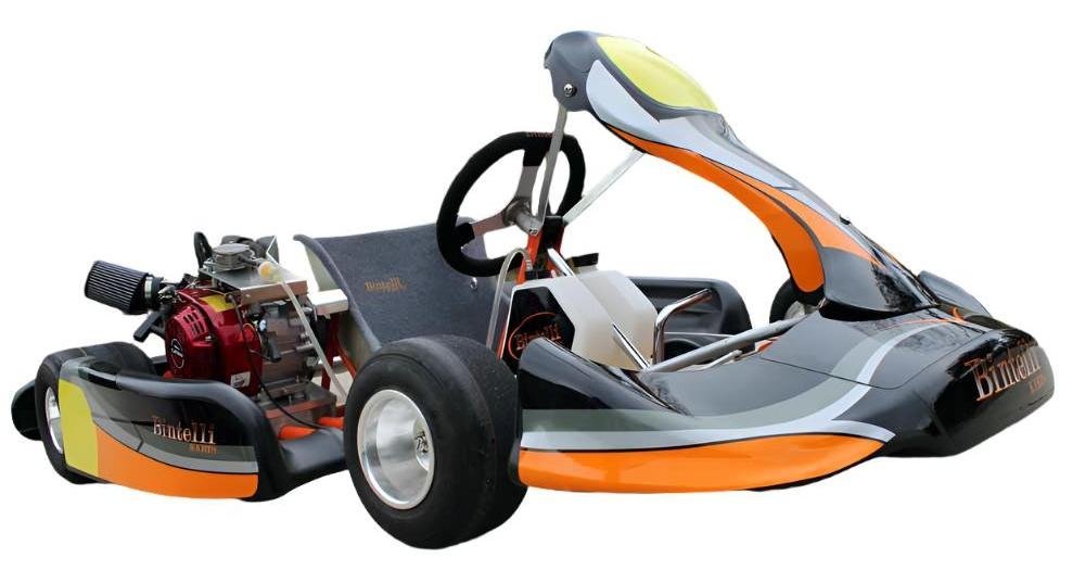 VS1 Adult Racing Go Kart, 196cc Clone Engine, Chrome Moly Steel Frame - Image 4