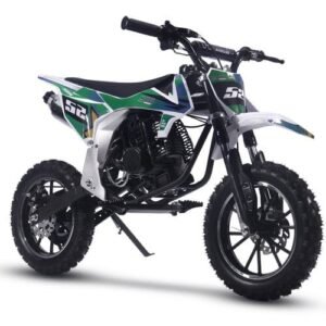 Alternative view of Warrior Kids Gas Dirt Bike, 52cc 2-Stroke, Ages 6 and up – Black