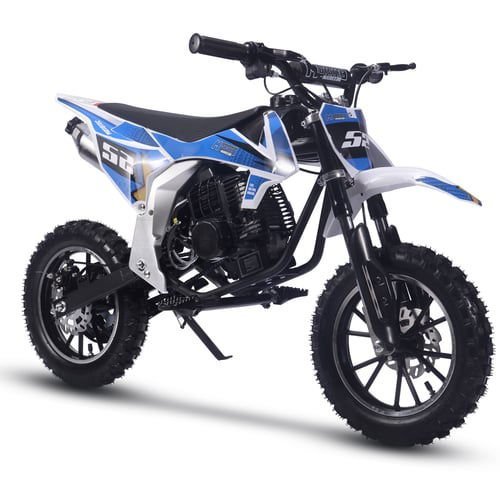 Warrior Kids Gas Dirt Bike, 52cc 2-Stroke, Ages 6 and up – Black - Image 3
