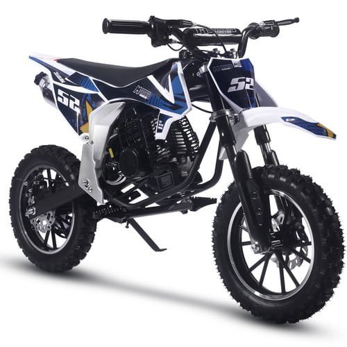 Warrior Kids Gas Dirt Bike, 52cc 2-Stroke, Ages 6 and up – Black - Image 4