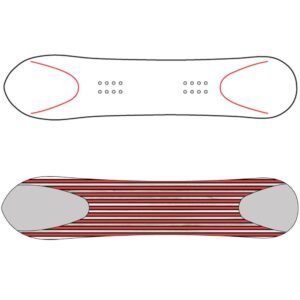 Alternative view of Yes 420 Powderhull Snowboard