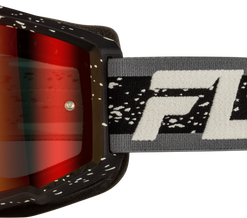 Youth Zone Goggle Black/Grey W/ Red Mirror/Smoke Lens