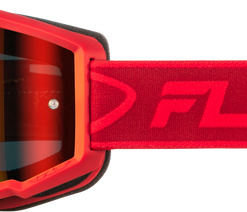 Youth Zone Goggle Red/Crimson W/ Red Mirror/Smoke Lens