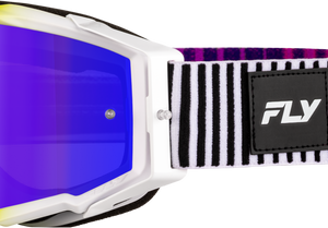 Zone Elite Goggle Pnk/Yel/Pur W/ Iridescent Red Mir/Smk Lens