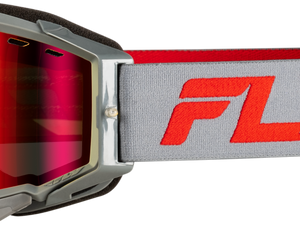 Zone Elite Snw Goggle Grey/Red W/Red Mir/Plrzd Amber Lens