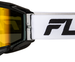 Zone Elite Snw Goggle Wht/Blk W/Plrzd Yellow Lens