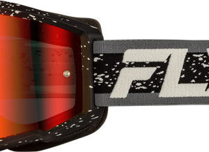 Zone Goggle Black/Grey W/ Red Mirror/Smoke Lens