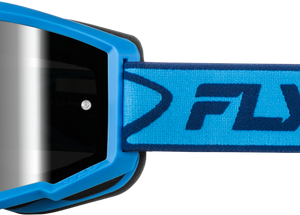 Zone Goggle Blue/Navy W/ Black Mirror/Smoke Lens