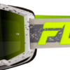 Zone Goggle Dark Grey/Hi-Vis W/ Iridescent Grn Mirror Lens