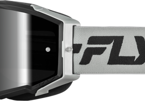 Zone Pro Goggle Grey/Black W/ Black Mirror/Smoke Lens