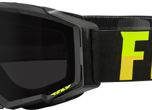 Zone Pro W/C Goggle Blk/Hi-Vis W/Dark Smoke Hydro Lens