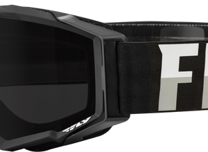 Zone Pro W/C Goggle Blk/White W/Dark Smoke Hydro Lens