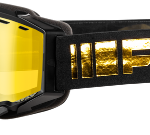 Zone Snow Goggle Black/Gold W/ Gold Mirror/Yellow Lens