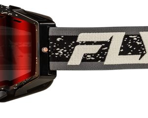 Zone Snow Goggle Black/Grey W/Red Mirror/Amber Lens