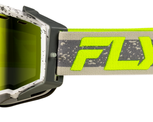 Zone Snow Goggle Gry/Hi-Vis W/Green Mirror/Yellow Lens
